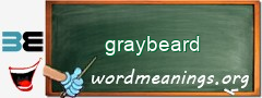 WordMeaning blackboard for graybeard